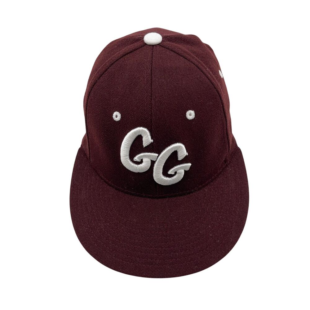 ZEPHYR Z Fit Authentic Cap Hat Double G Embroidered Design Size Small Maroon